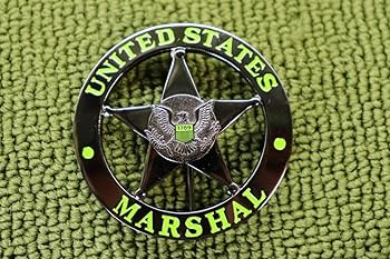 Amazon.co.jp: レア色 USMS US MARSHAL USマーシャル バッジ